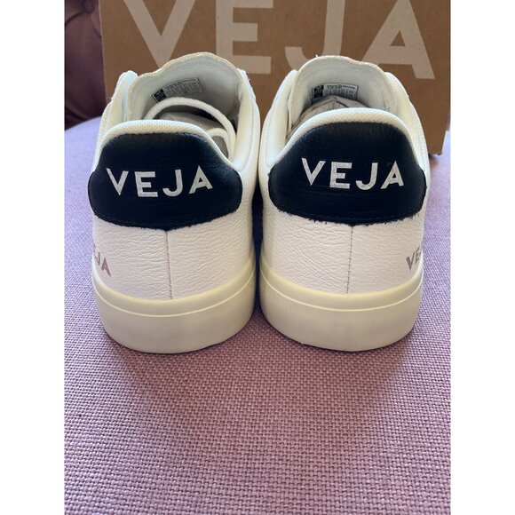Veja Campo Sneaker in Extra White & Black 38 7 Ne with Box Womens Athletic SHoes - Picture 11 of 15